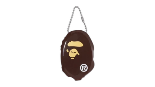 BAPE Ape Head Coin Case (FW25) Brown
