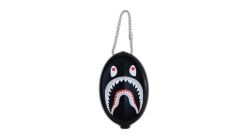 BAPE Shark Coin Case Black