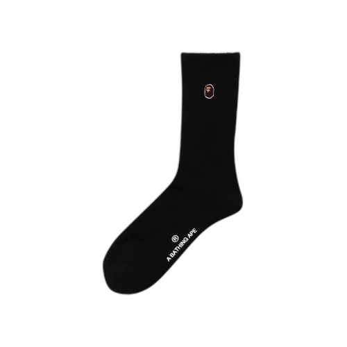 BAPE Ape Head One Point Socks 'Black'