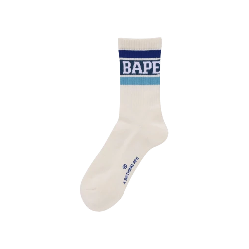 BAPE Line Socks 'Blue'