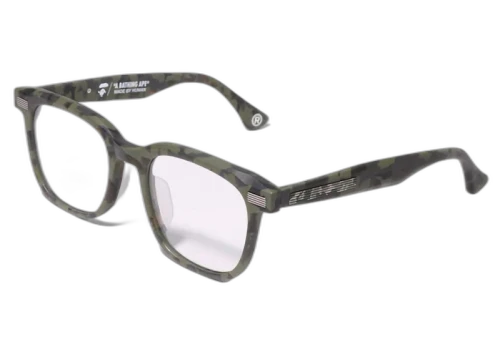 BAPE Optical Flame 2 Glasses Olivedrab