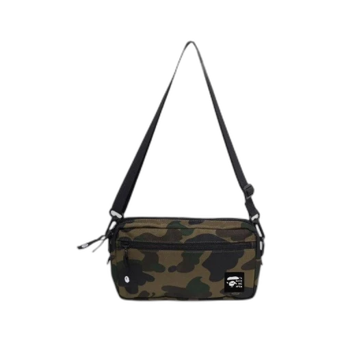 BAPE 1st Camo Cordura Mini Shoulder Bag 'Green'