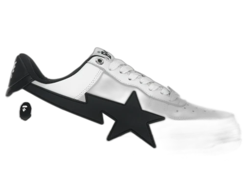 A Bathing Ape Bape Sta OS #2 White Black