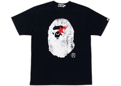 BAPE Ape Head Bapesta Indigo Tee Blue/Indigo