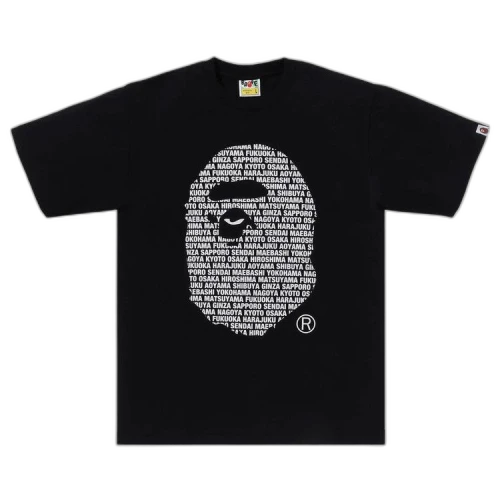 BAPE Japan Ape Head Tee 'Black'
