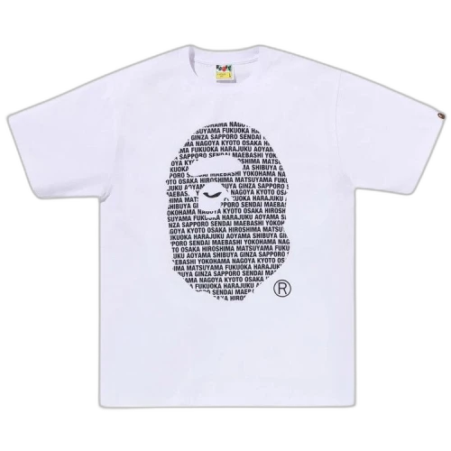 BAPE Japan Ape Head Tee 'White'