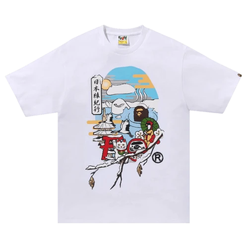 BAPE Japan Culture Ape Head Tee 'White'