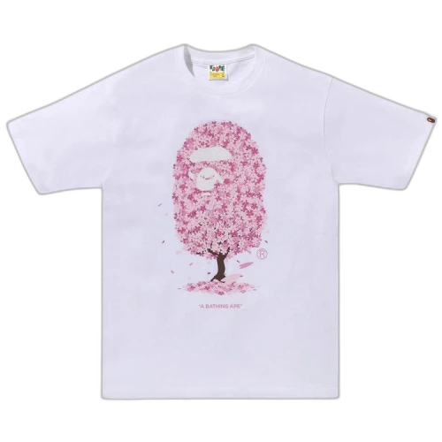 BAPE Sakura Tee 'White'