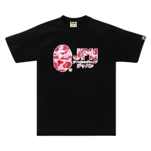 BAPE ABC Camo Jpn Katakana Tee 'Black'
