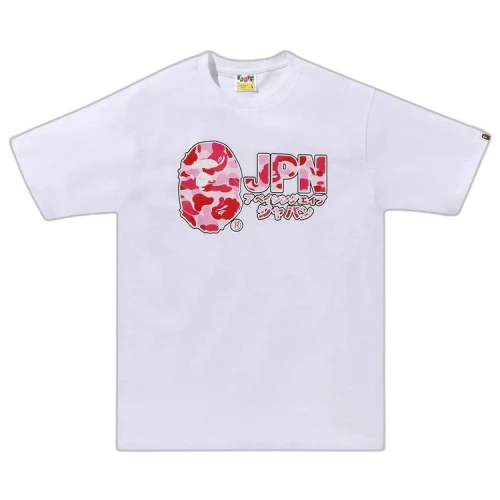 BAPE ABC Camo Jpn Katakana Tee 'White'