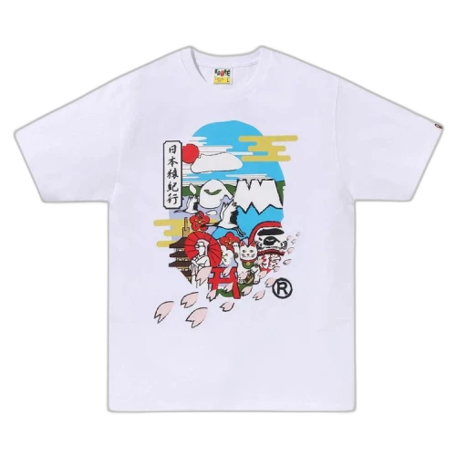 BAPE Japan Culture Ape Head Tee 'White'