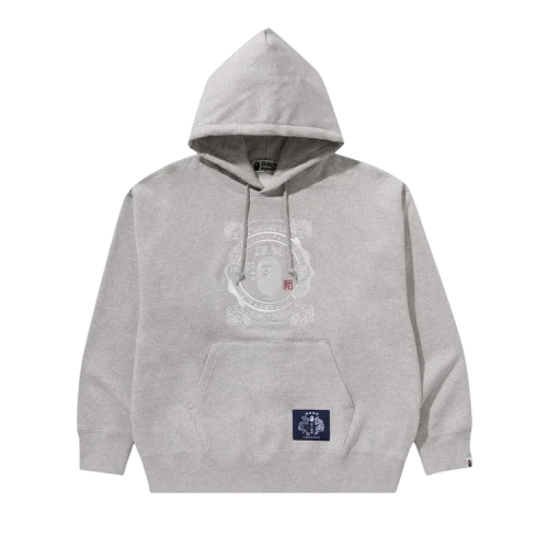 BAPE Japanese Motif Pullover Hoodie 'Ivory'