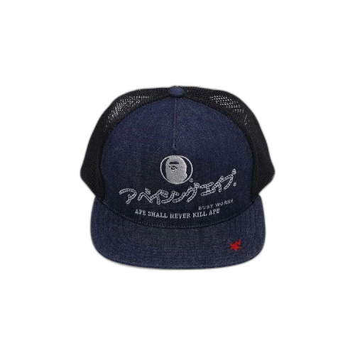 BAPE Denim Mesh Cap 'Blue/Indigio'