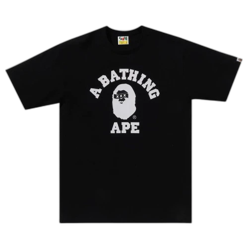 BAPE x GOD SELECTION XXX College Tee 'Black'
