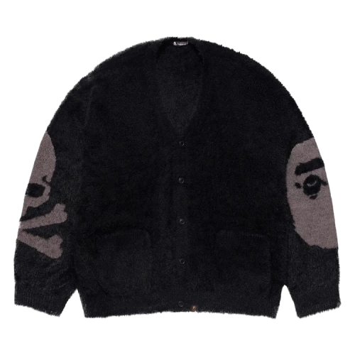 BAPE x MMJ Knit Cardigan 'Black'