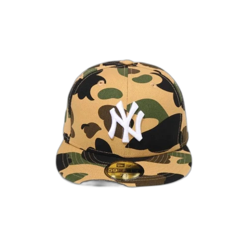 BAPE x MLB x New Era New York Yankees 59FIFTY Cap 'Yellow'