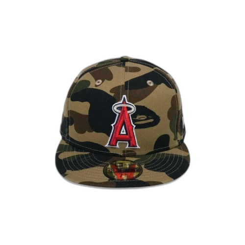 BAPE x MLB x New Era Los Angeles Angels 59FIFTY Cap 'Green'