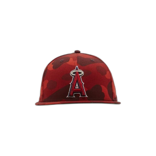 BAPE x MLB x New Era Los Angeles Angels 59FIFTY Cap 'Red'