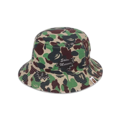 BAPE x Saint Mxxxxxx ABC Camo Bucket Hat 'Green'