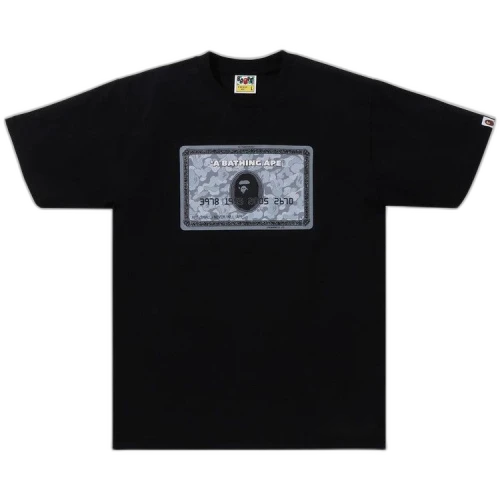 BAPE Card Tee 'Black/Silver'