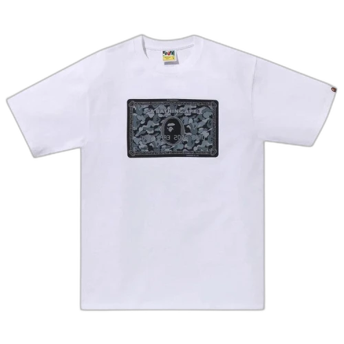 BAPE Card Tee 'White/Black'