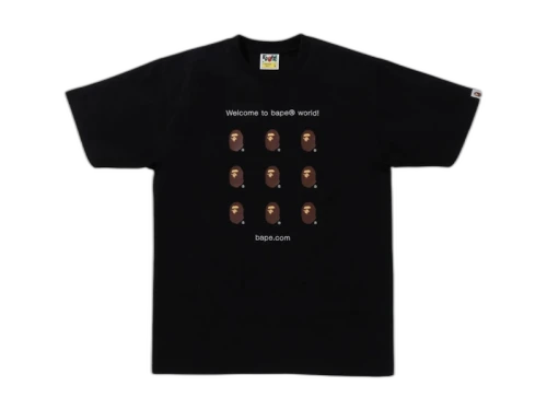 BAPE Dot Com Tee Black