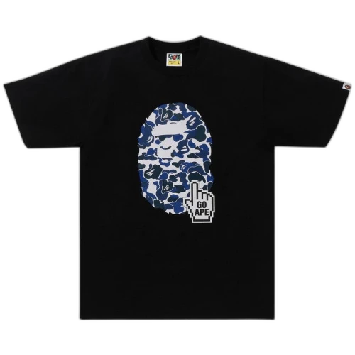BAPE Camo Go Ape Pointer Big Ape Head Tee 'Black'