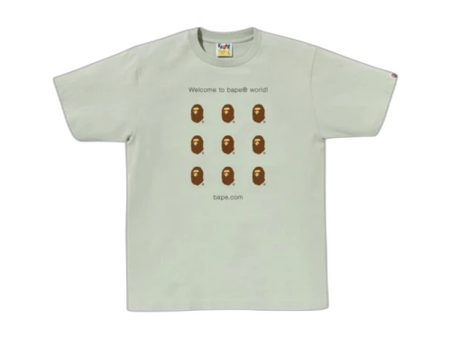 BAPE Dot Com Tee Green