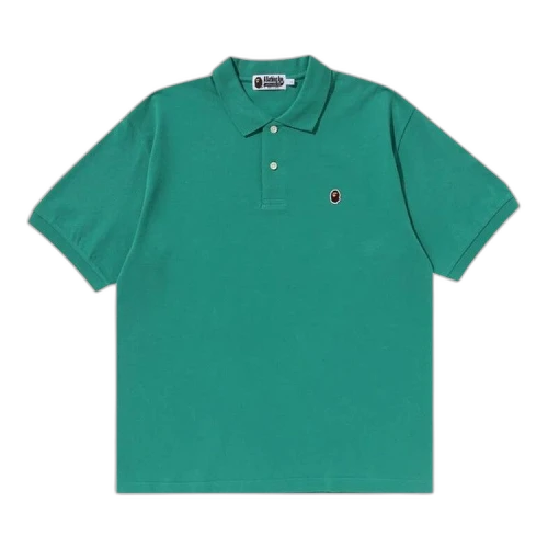 BAPE One Point Relaxed Fit Polo Shirt 'Green'