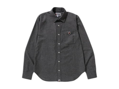BAPE One Point Chambray Shirt Light Indigo