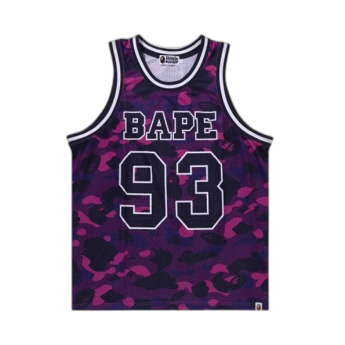 BAPE Color Camo Basketball Tank Top 'Purple'