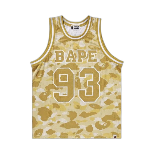 BAPE Color Camo Basketball Tank Top 'Yellow'