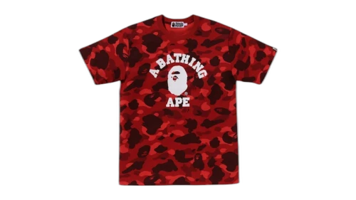 BAPE Color Camo College Tee (FW25) Red