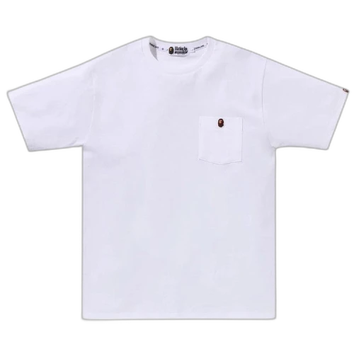 BAPE Ape Head One Point Pocket Tee 'White'