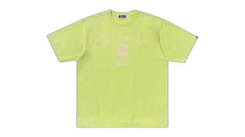 BAPE Overdye Relaxed Fit Tee Yellow