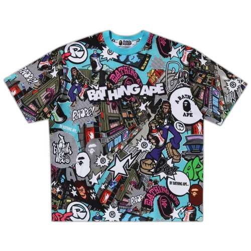 BAPE Comic Art Relaxed Fit Tee 'Multicolor'