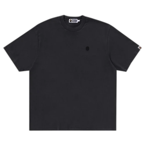 BAPE Ape Head One Point Garment Dyed Relaxed Fit Tee 'Black'