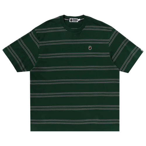 BAPE Ape Head One Point Hoop Relaxed Fit Tee 'Green'