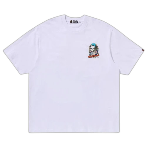 BAPE Comic Art Ape Head Relaxed Fit Tee 'White'