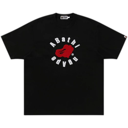 BAPE Circular Ape Head Relaxed Fit Tee 'Black'