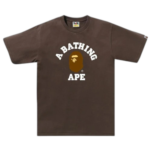 BAPE College Tee 'Brown'