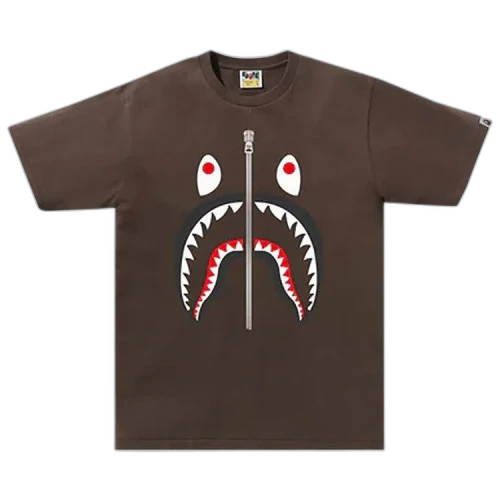 BAPE Shark Tee 'Brown'
