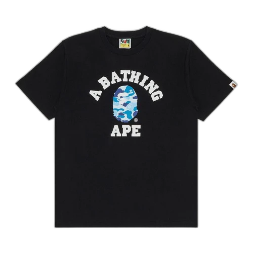 BAPE ABC Camo College Tee 'Black/Blue'