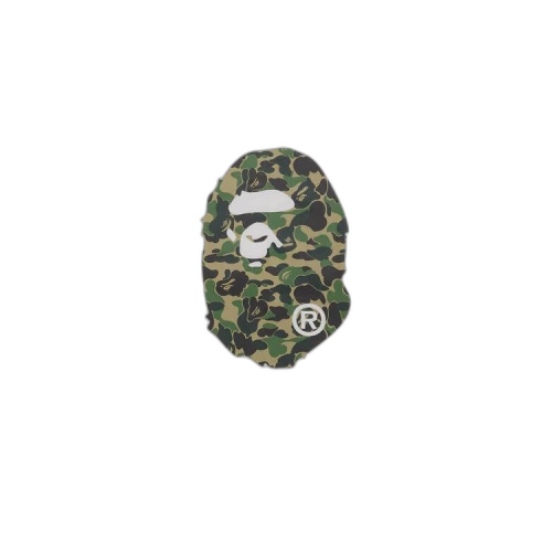 BAPE ABC Camo Big Ape Head Tee 'White/Green'