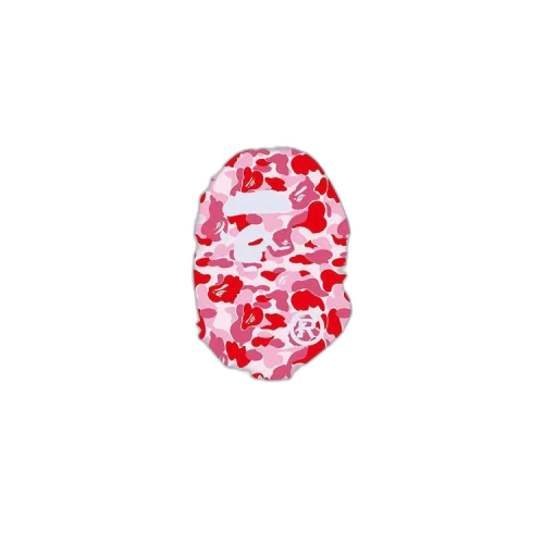 BAPE ABC Camo Big Ape Head Tee 'White/Pink'