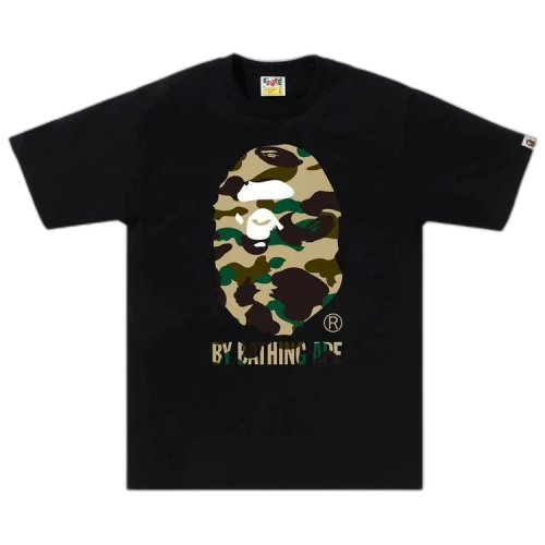 BAPE 1st Camo By Bathing Ape Tee 'Black/Yellow'