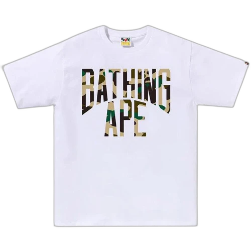 BAPE 1st Camo NYC Logo Tee 'White'