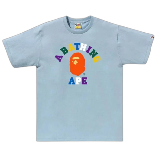 BAPE Colors College Tee 'Sax'