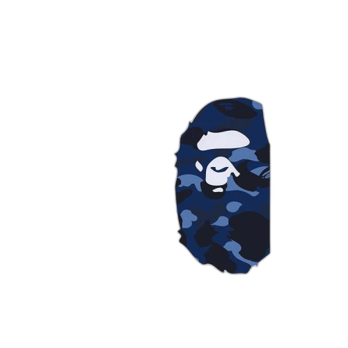 BAPE Color Camo Side Big Ape Head Tee 'White/Blue'