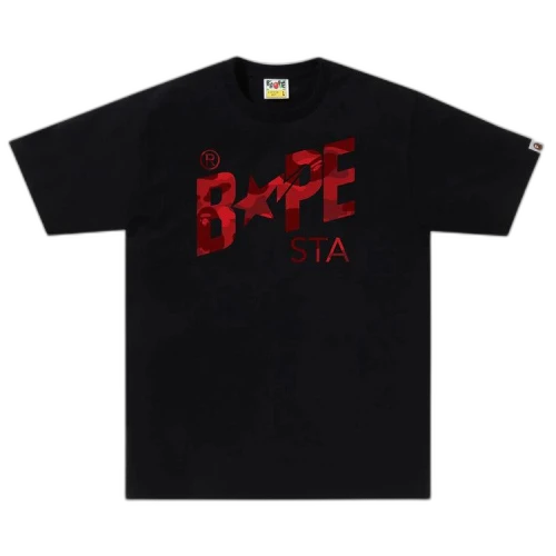 BAPE Color Camo Bape Sta Logo Tee 'Black'